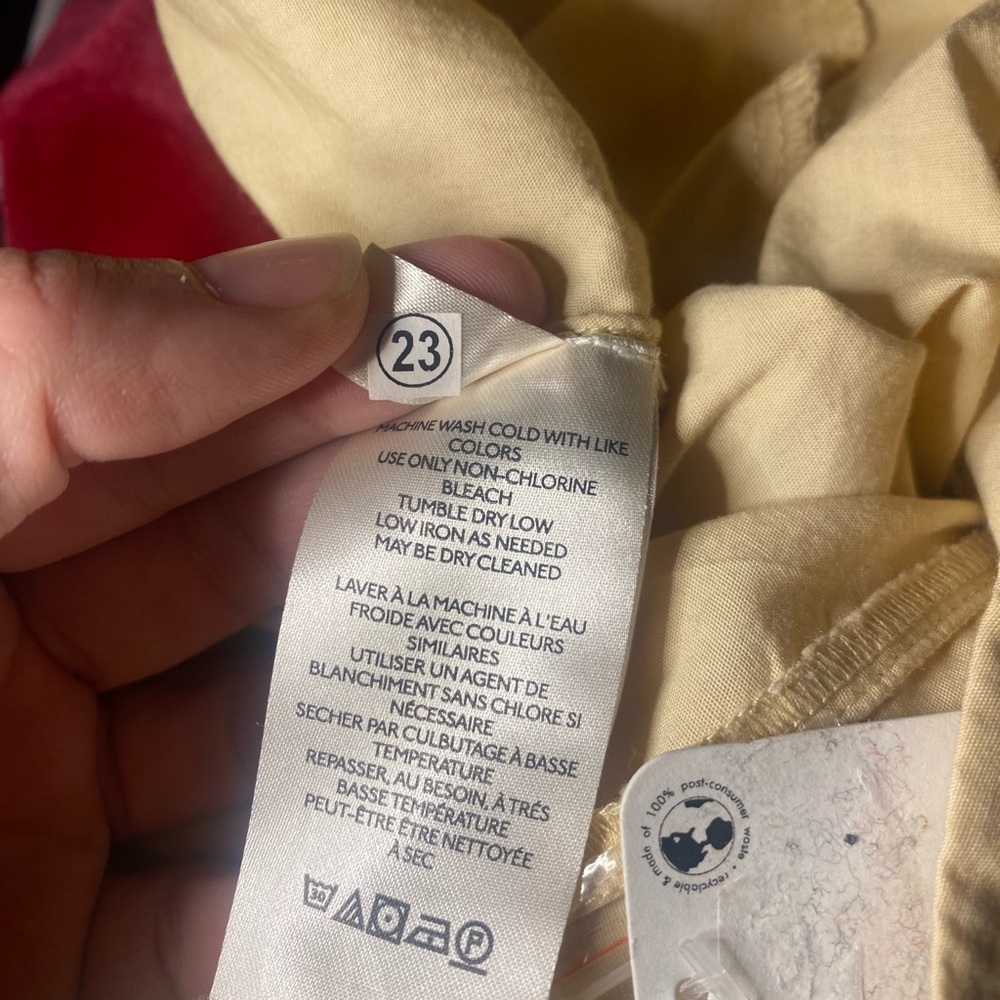 Brand new with tags! Free People Cream Wide Leg Pants - Picture 7 of 8